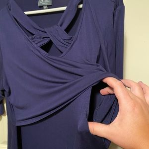 Milk Nursingwear Navy blue dress